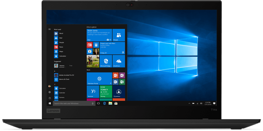 Ноутбук Lenovo ThinkPad T14s (20T0001BRT)
