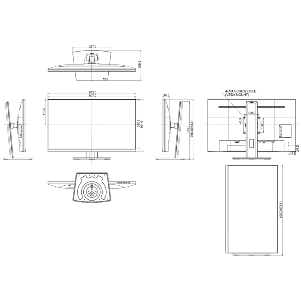 Монитор Iiyama 27" ProLite XUB2793HS-B5