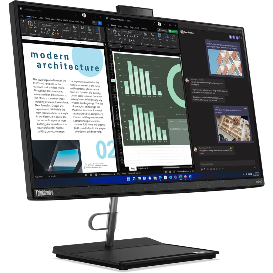 Моноблок Lenovo ThinkCentre neo 30a 24 (12CEA00F00)