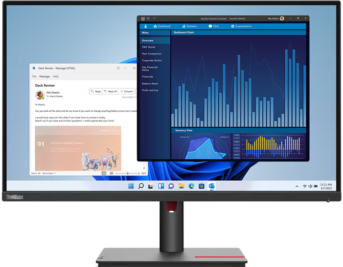 Монитор Lenovo 27" T27p-30 (63A9GAR1CB)