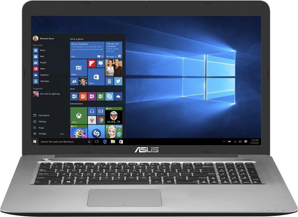 Ноутбук ASUS X756UW