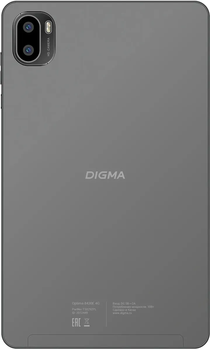 Планшет Digma Optima 8430E 4G Grey
