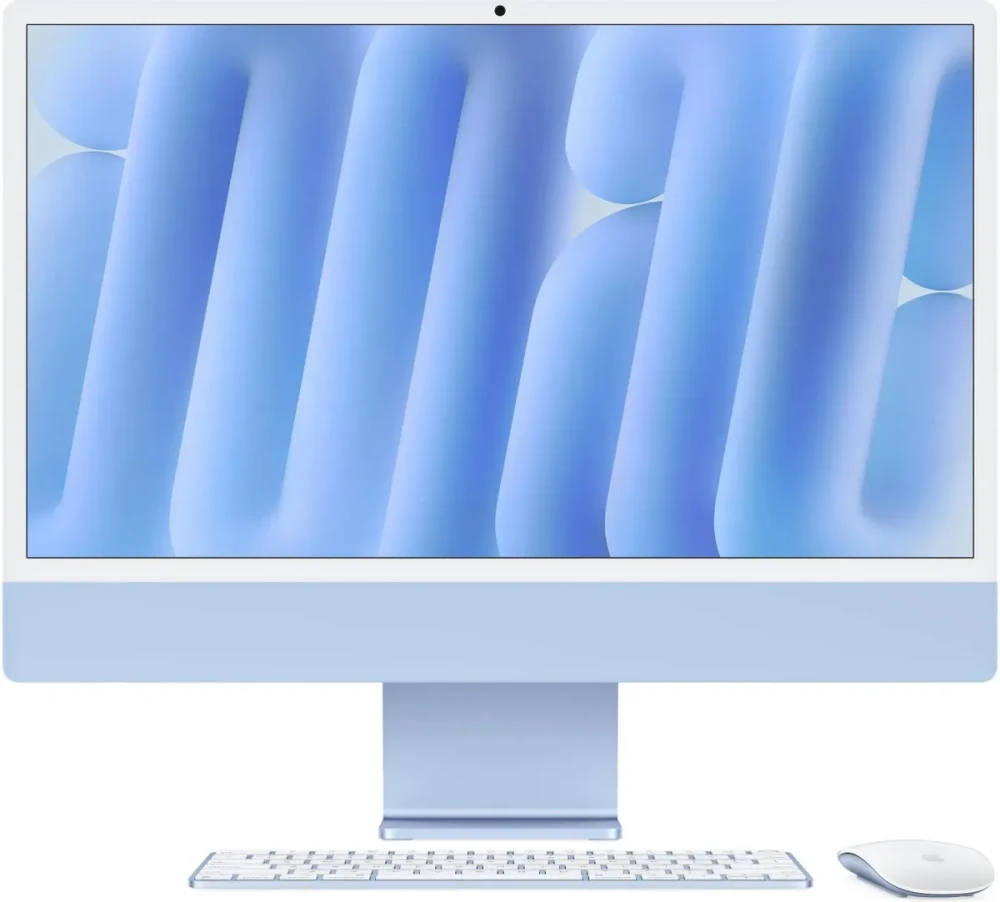 Моноблок Apple iMac 24 Blue (M4, 2024, Four ports) (MWV33)