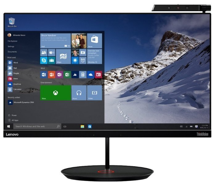 Монитор Lenovo 24" ThinkVision X24 Pro (60E4ECT1EU)