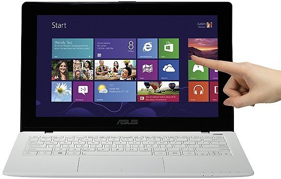 Ноутбук ASUS X200CA White
