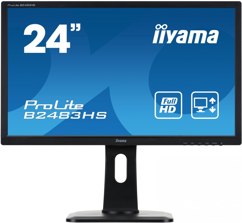 Монитор Iiyama 24" ProLite B2483HS-B1