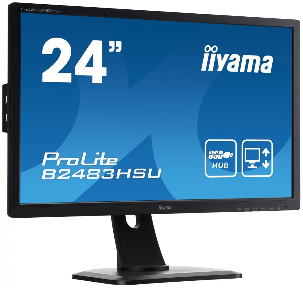 Монитор Iiyama 24" ProLite B2483HSU-B1DP