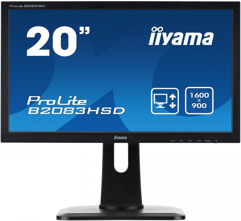 Монитор Iiyama 20" ProLite B2083HSD-B1