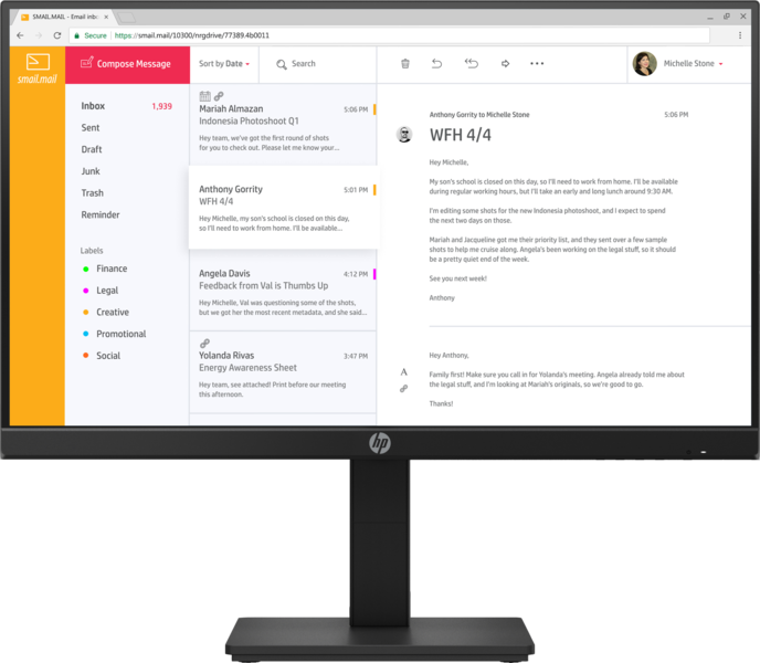 Монитор HP 24" P24h G4 (7VH44AA)