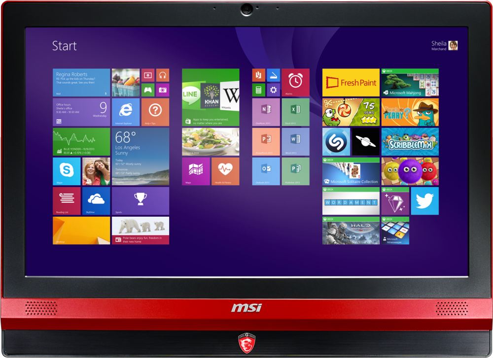 Моноблок MSI AG240 (2PE-020)