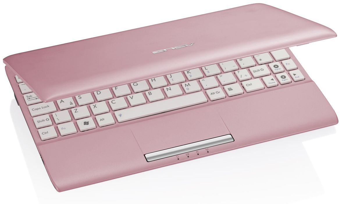 Розовый ноутбук купить. Нетбук ASUS Eee 1025c. Нетбук асус розовый модель. ASUS Netbook розовый. ASUS Eee PC Pink.