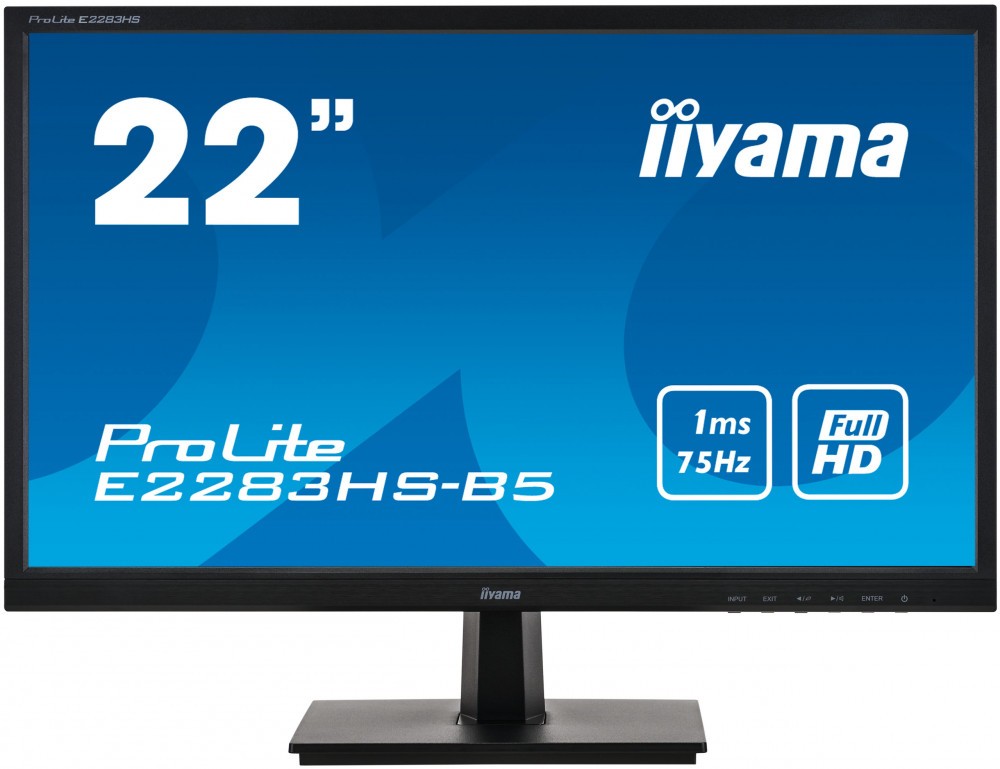 Монитор Iiyama 22" ProLite E2283HS-B5