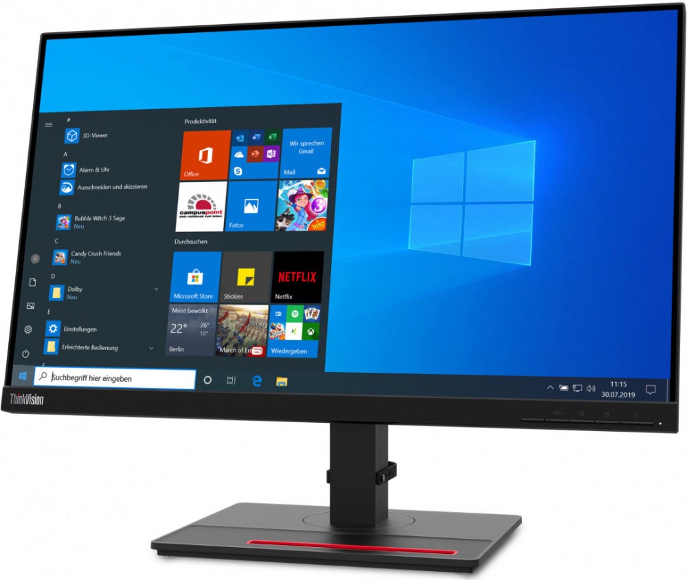 Монитор Lenovo 24" ThinkVision T24h-20 (61F0GAT1EU)