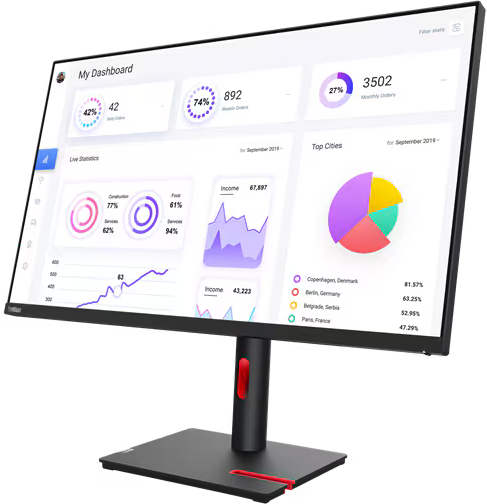 Монитор Lenovo 32" ThinkVision T32P-30 (63D2GAS1CB)
