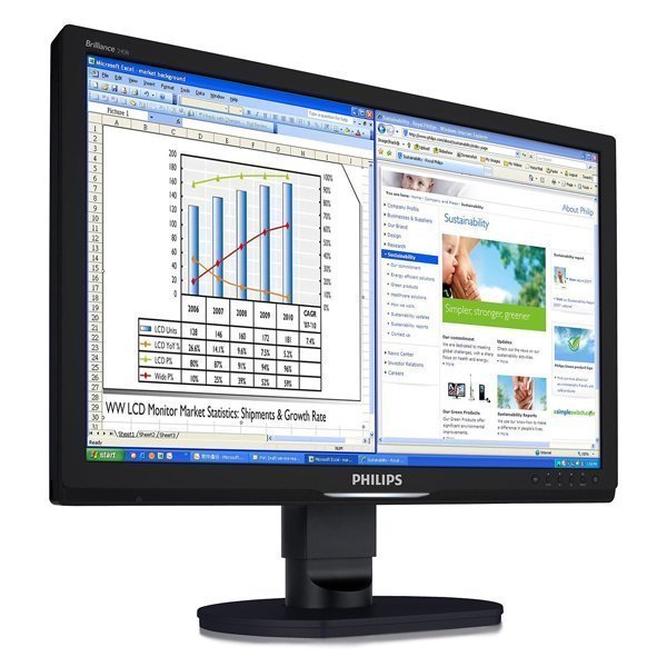 Монитор Philips 24" 240B1CB