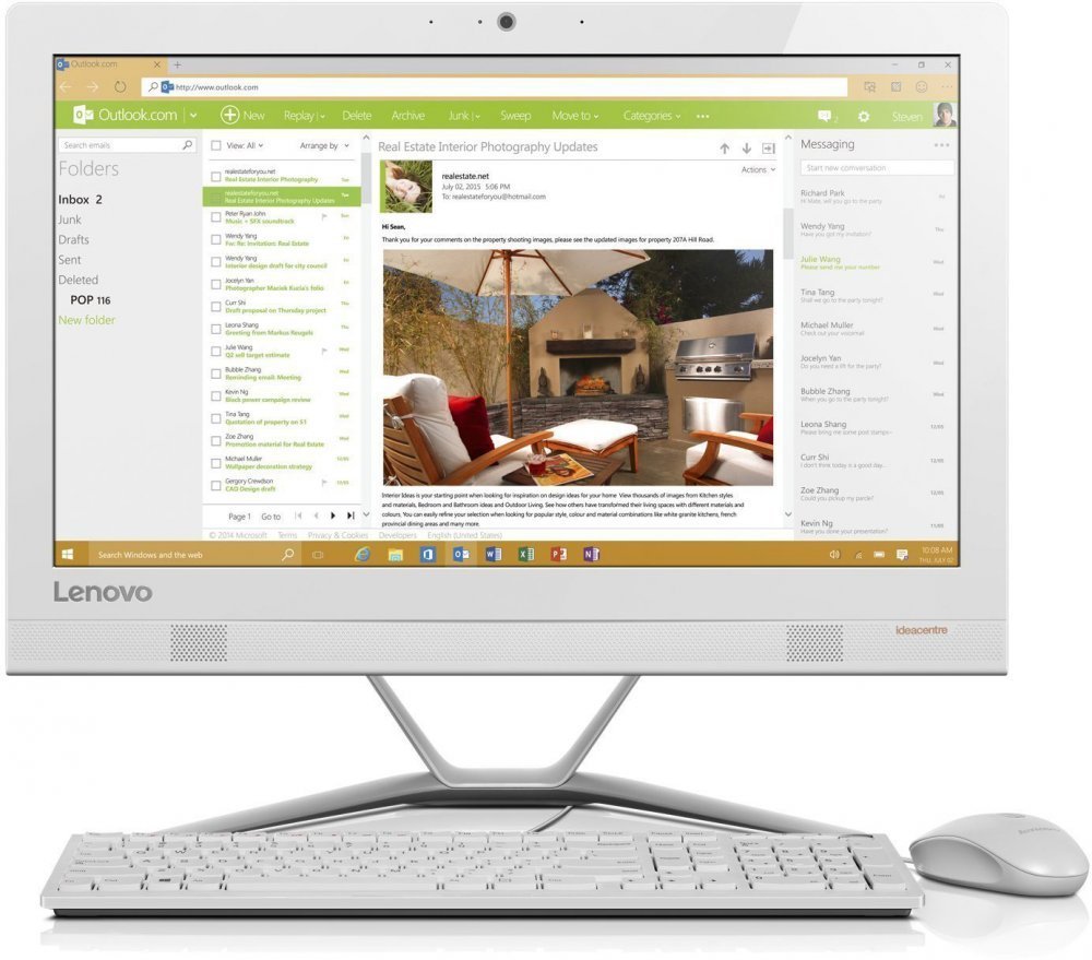 Моноблок Lenovo IdeaCentre AIO 300-23 (F0BY00CYRK)