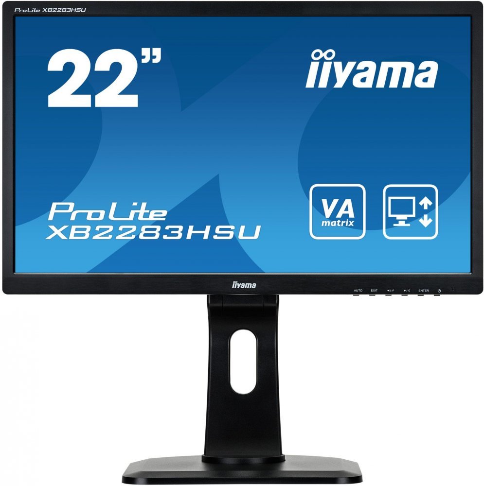Монитор Iiyama 22" ProLite XB2283HSU-B1DP