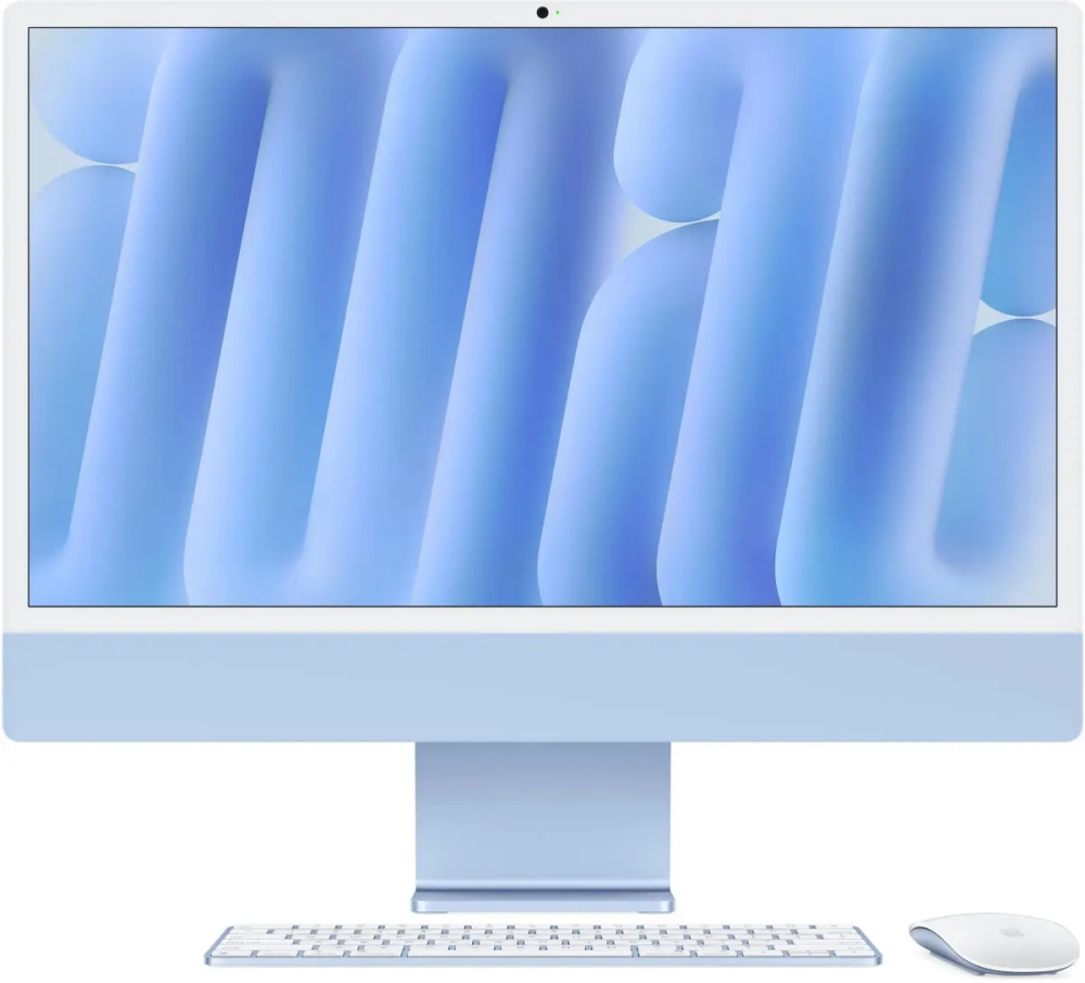 Моноблок Apple iMac 24 Blue (M4, 2024, Two ports) (Z1E5000CT)