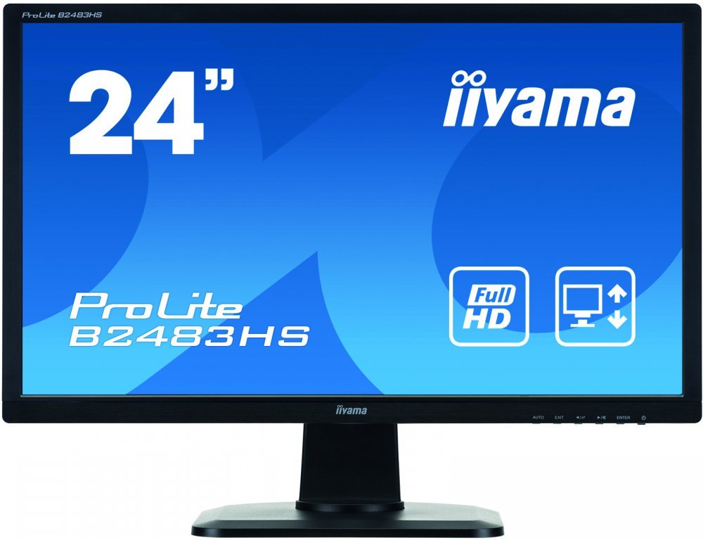 Монитор Iiyama 24" ProLite B2483HS-B1