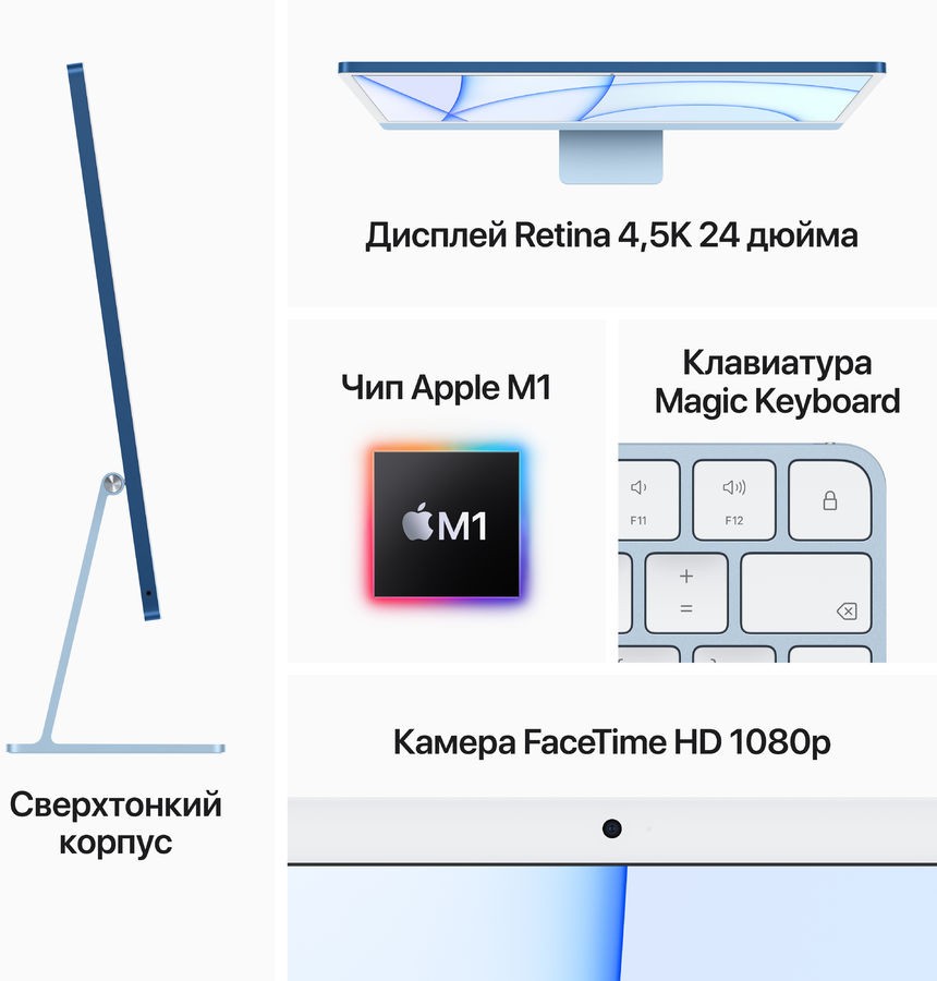 Моноблок Apple iMac 24 (Z14P000EN)
