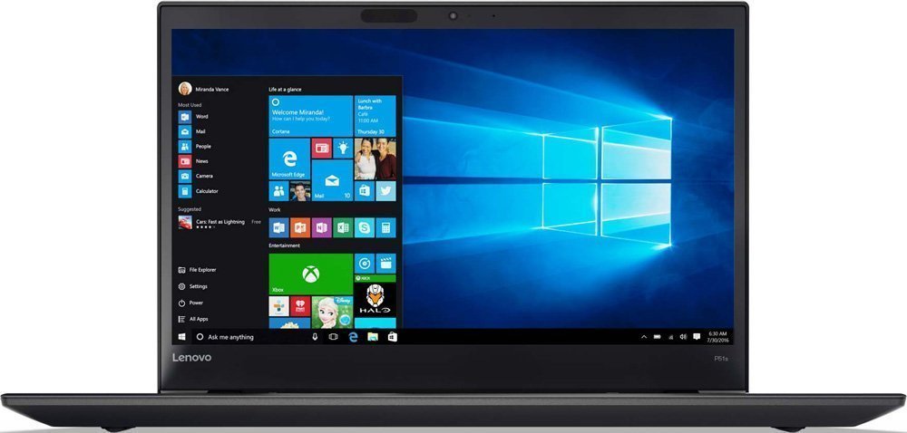 Ноутбук Lenovo ThinkPad P51s (20HB000SRT)