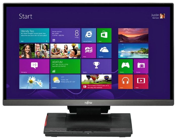 Монитор Fujitsu 23" X23T-1 MHL Black