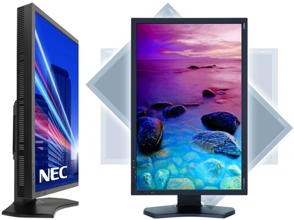 Монитор NEC 24" MultiSync P242W Black