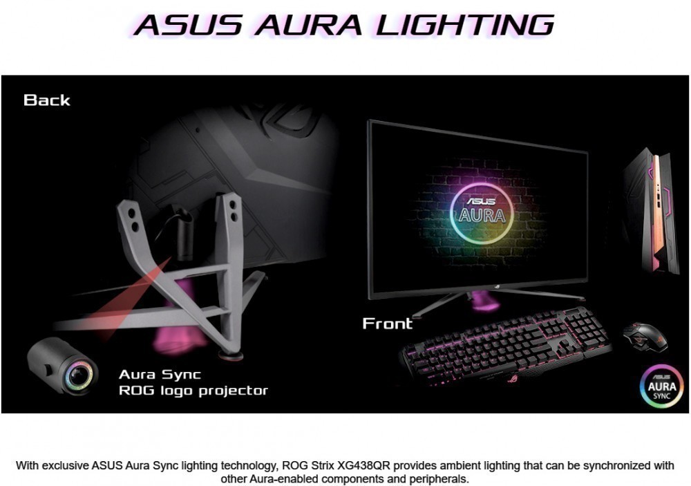 Монитор ASUS 43" XG438QR ROG Strix