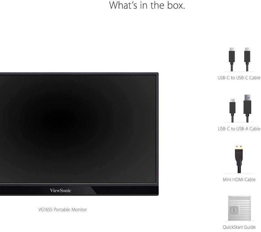 Портативный монитор Viewsonic 16" VG1655