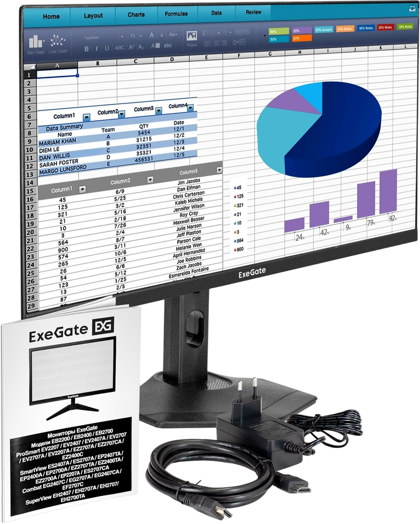Монитор ExeGate 24" ProSmart EZ2400C