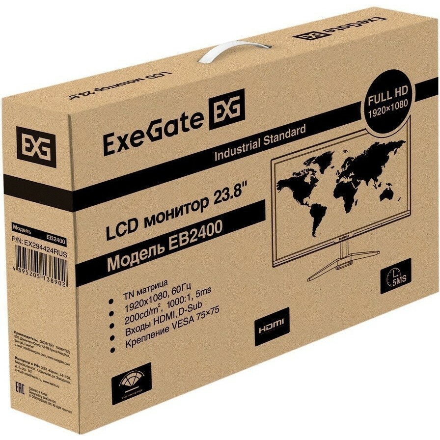 Монитор ExeGate 24" EB2400