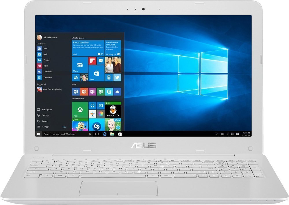 Ноутбук ASUS X556UQ White