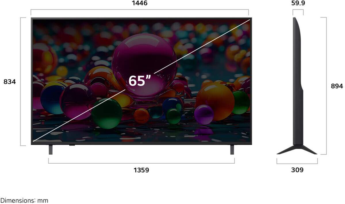 ЖК телевизор LG 65" 65UA75009LA