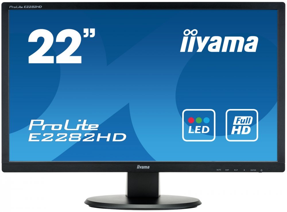 Монитор Iiyama 22" ProLite E2282HD-B1