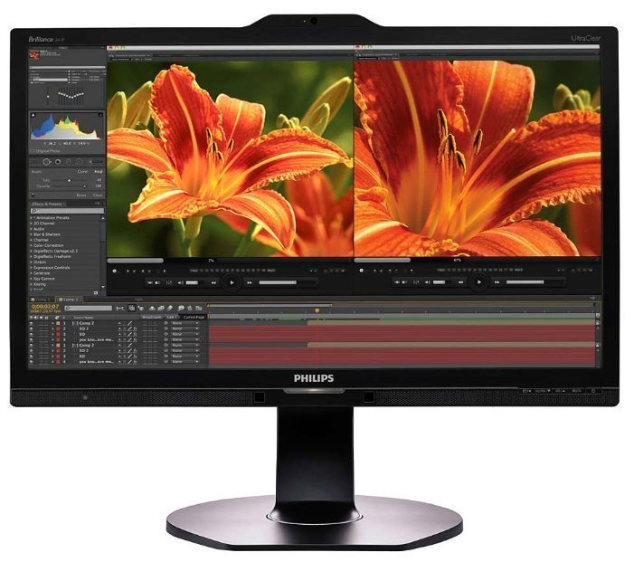 Монитор Philips 24" 241P6VPJKEB