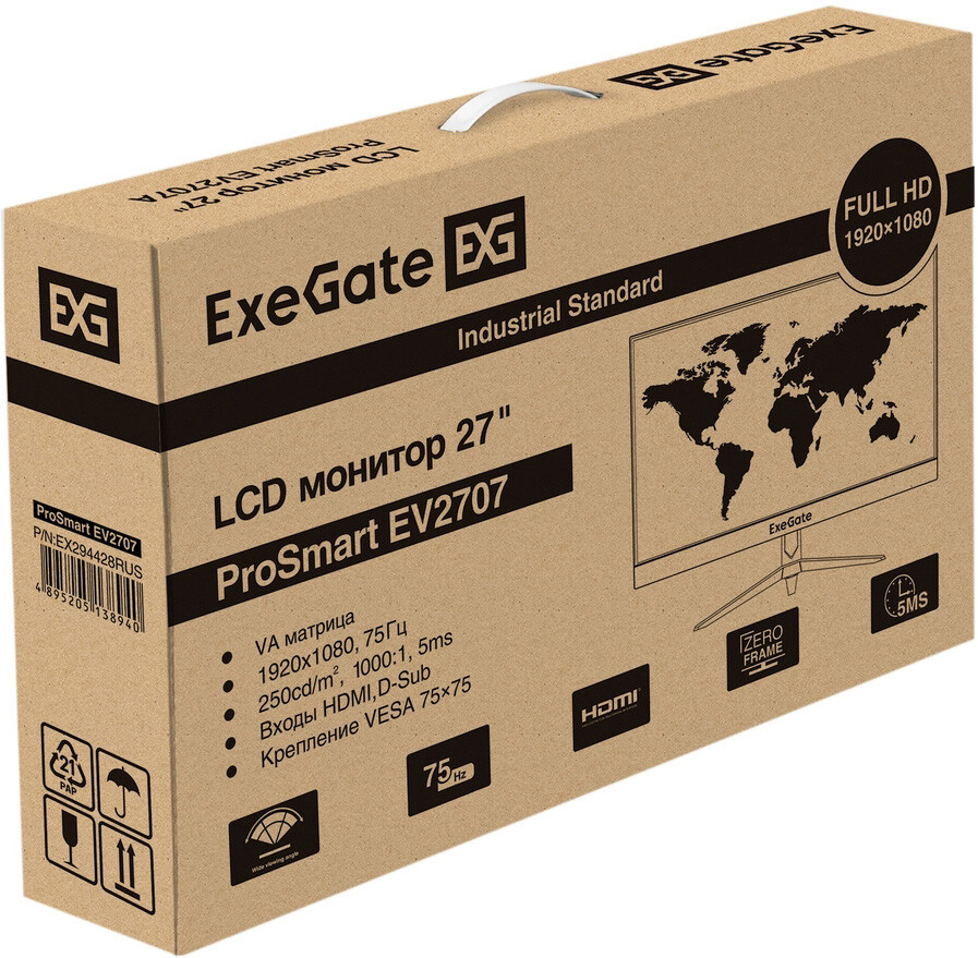 Монитор ExeGate 27" ProSmart EZ2700