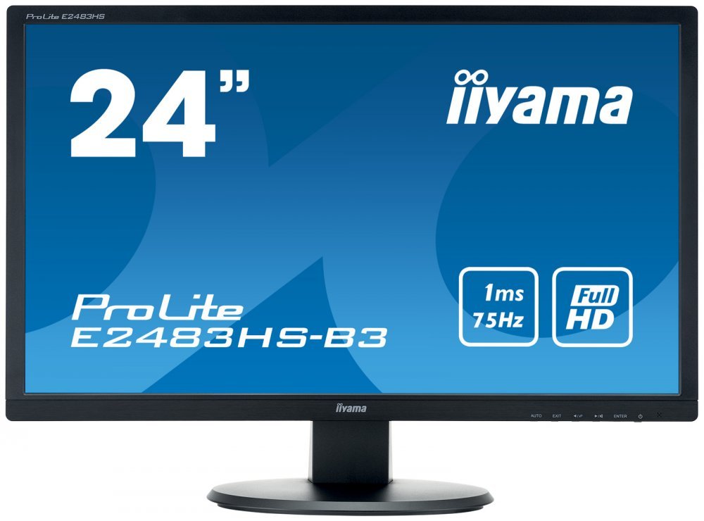 Монитор Iiyama 24" ProLite E2483HS-B3