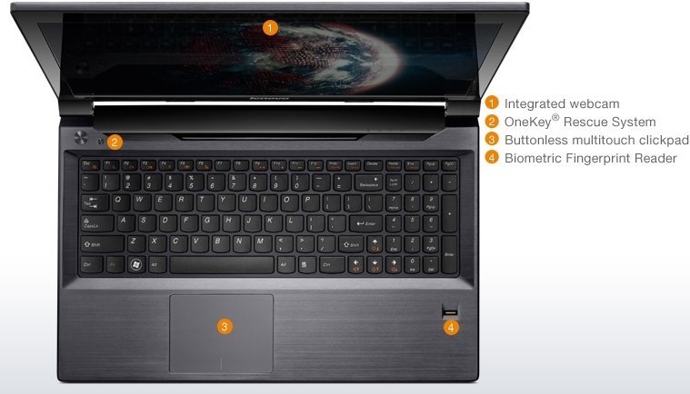 Ноутбук Lenovo IdeaPad V580 (59-351835)