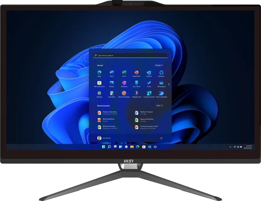 Моноблок MSI Pro AP222T 14M-483XRU