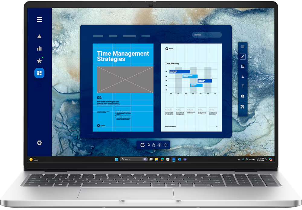 Ноутбук Dell Pro 16 Platinum Silver (PC16250) (7615)