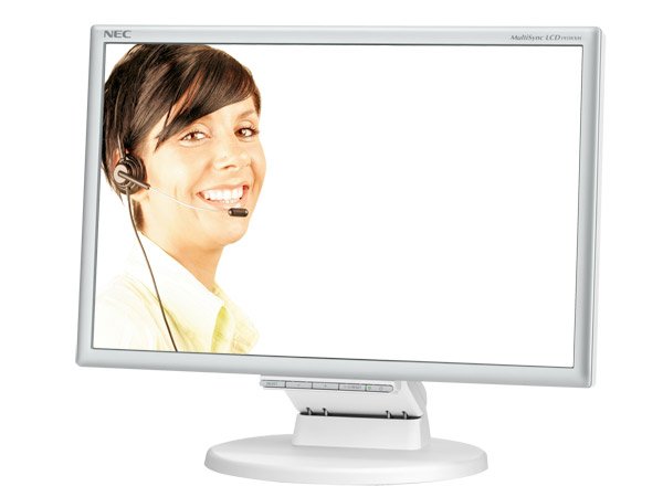 NEC 22" MultiSync LCD225WXM Silver-White
