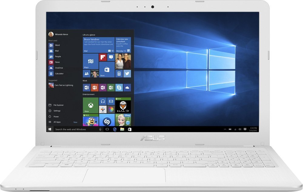 Ноутбук ASUS X540LA White