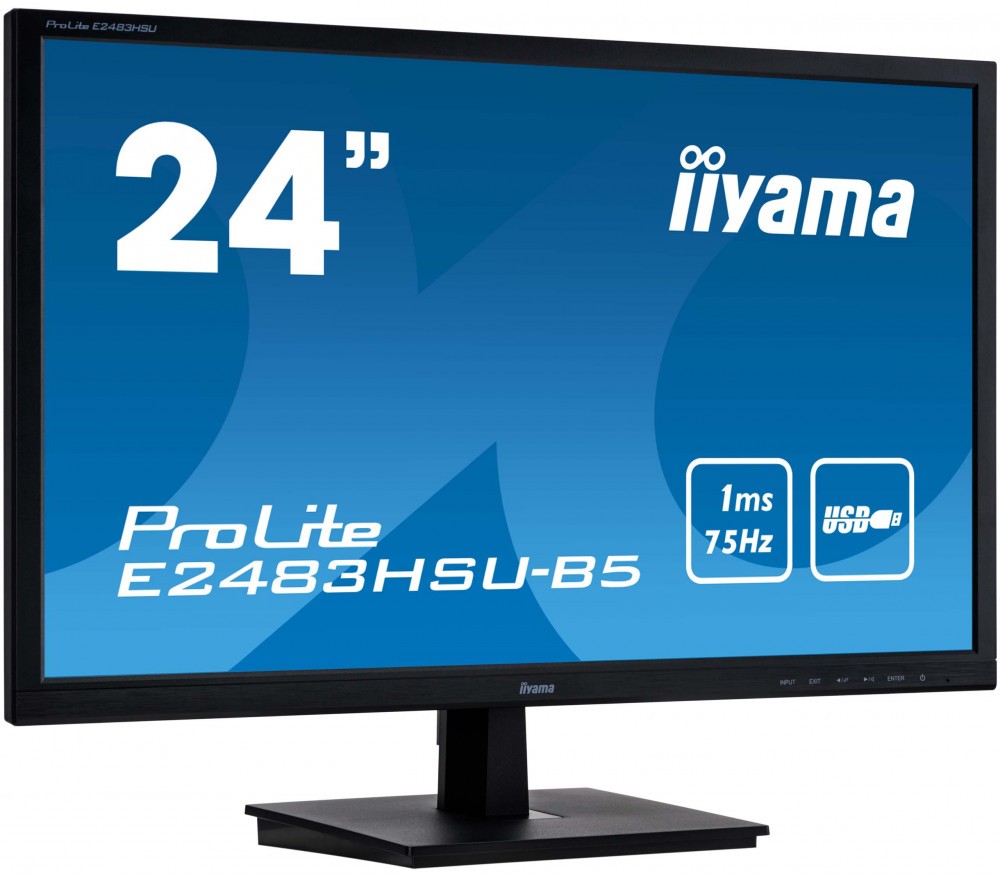 Монитор Iiyama 24" ProLite E2483HSU-B5