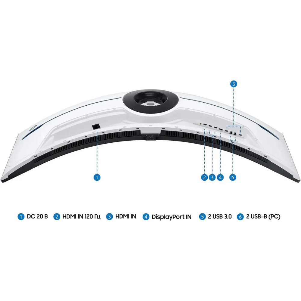 Монитор Samsung 57" S57CG952NI Odyssey Neo G9