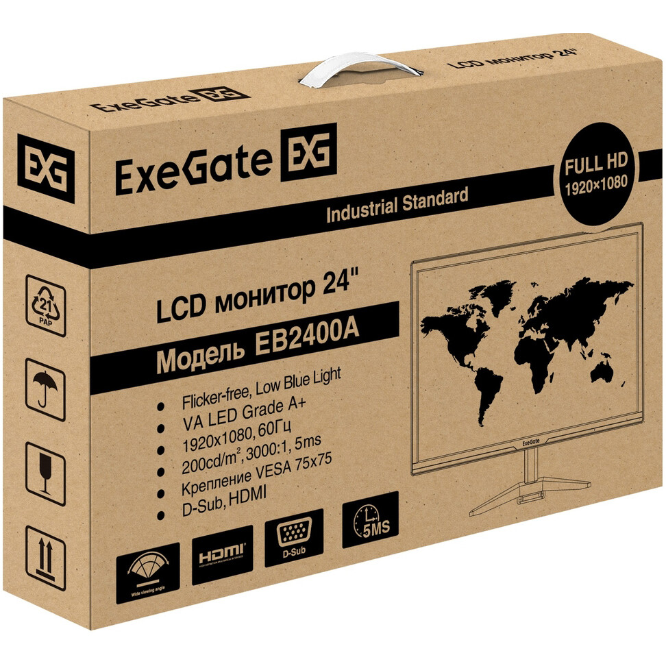 Монитор ExeGate 24" EB2400A