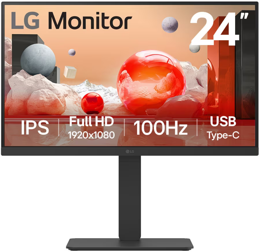 Монитор LG 24" 24BA650-B