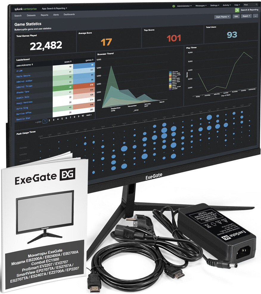Монитор ExeGate 27" ProSmart EZ2700