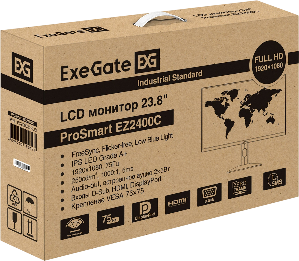 Монитор ExeGate 24" ProSmart EZ2400C