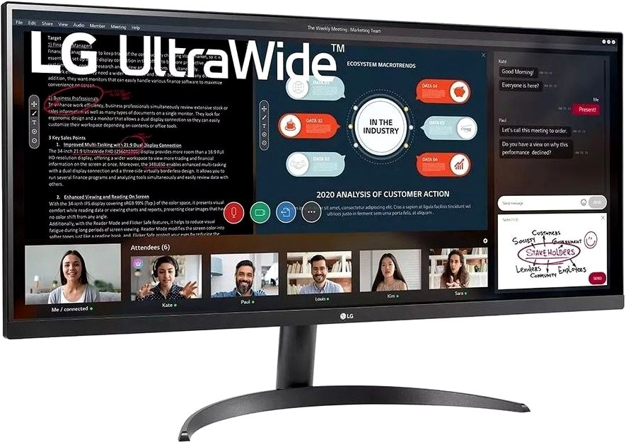 Монитор LG 34" 34WP500-B