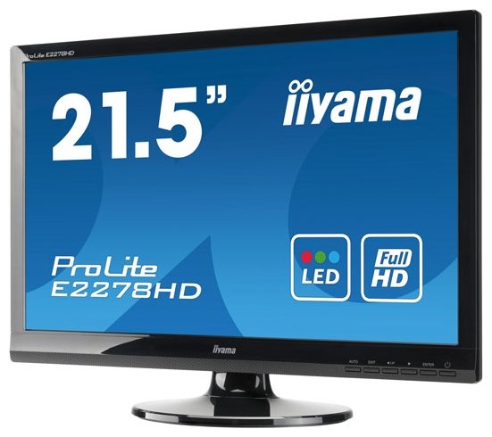 Монитор Iiyama 22" ProLite E2278HD-GB1